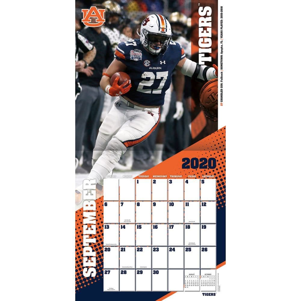 Auburn Tigers 2021 Wall Calendar