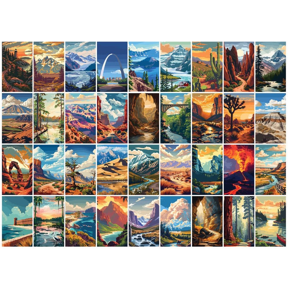 Love Our National Parks 1000 Piece Puzzle art