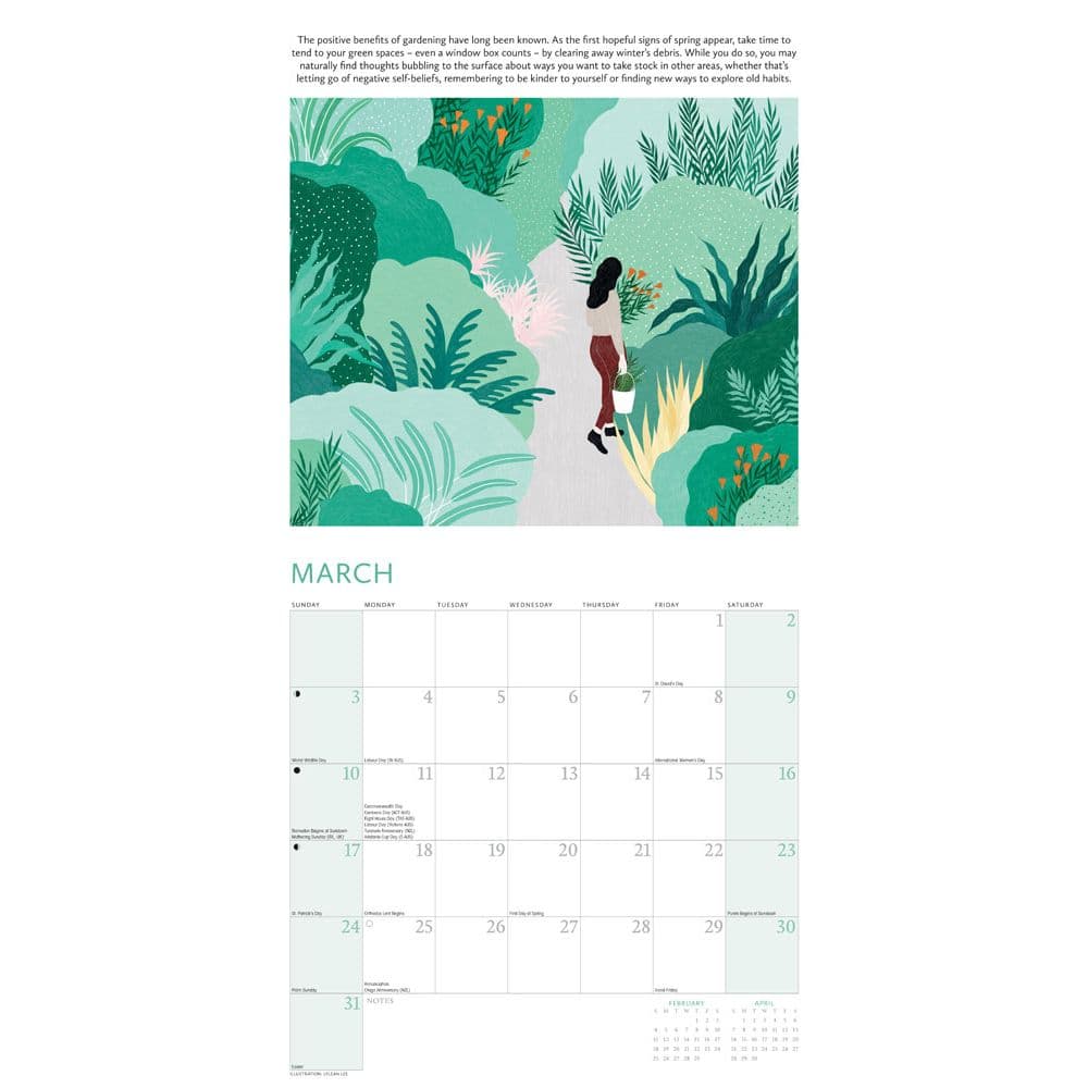 Breathe 2024 Wall Calendar