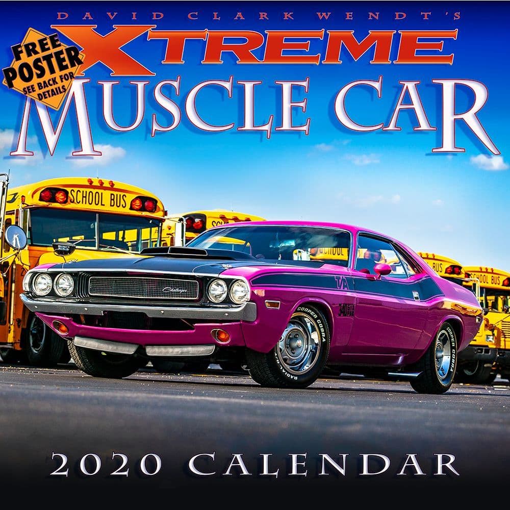 Xtreme Muscle Car Wall Calendar