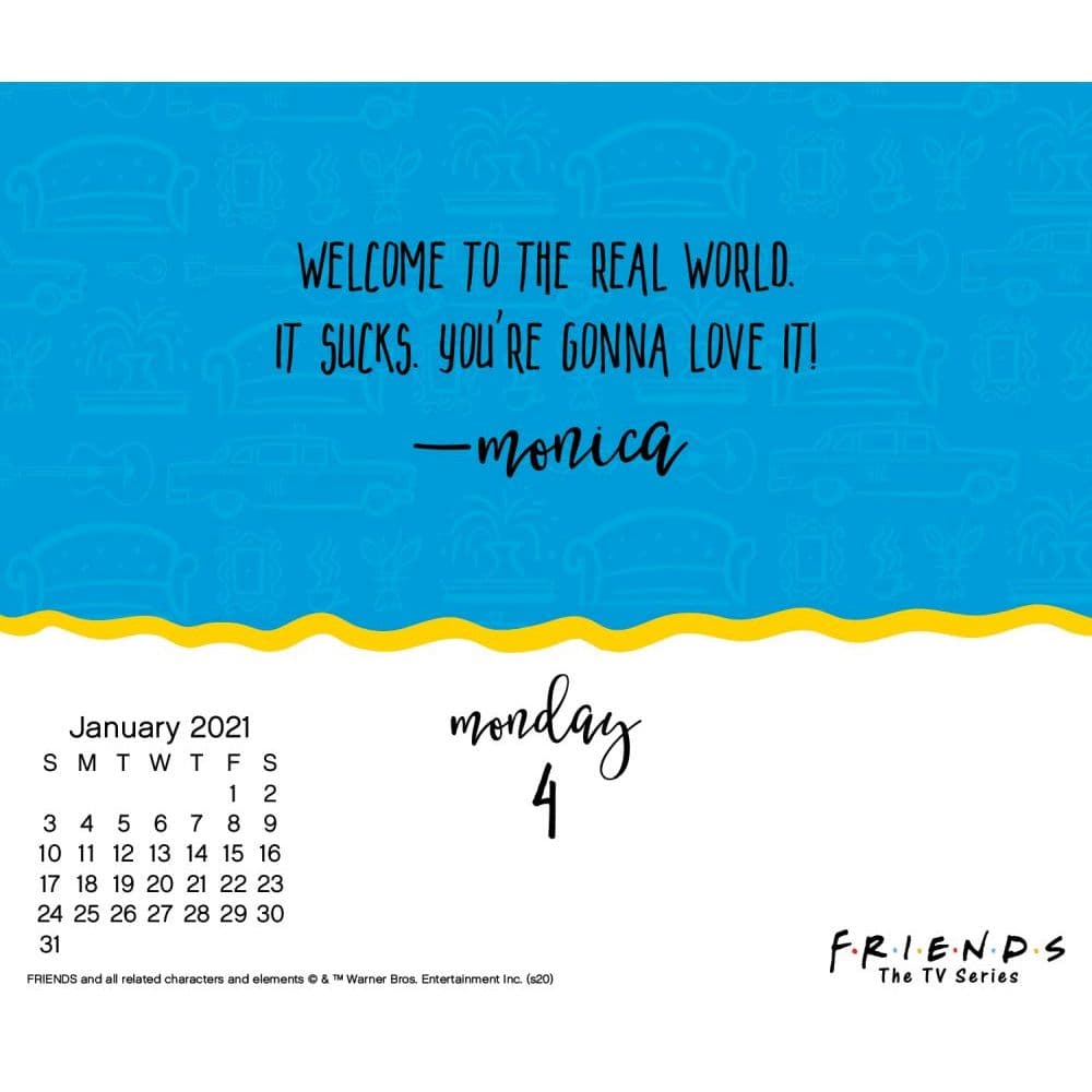 Friends Desk Calendar Calendars Com