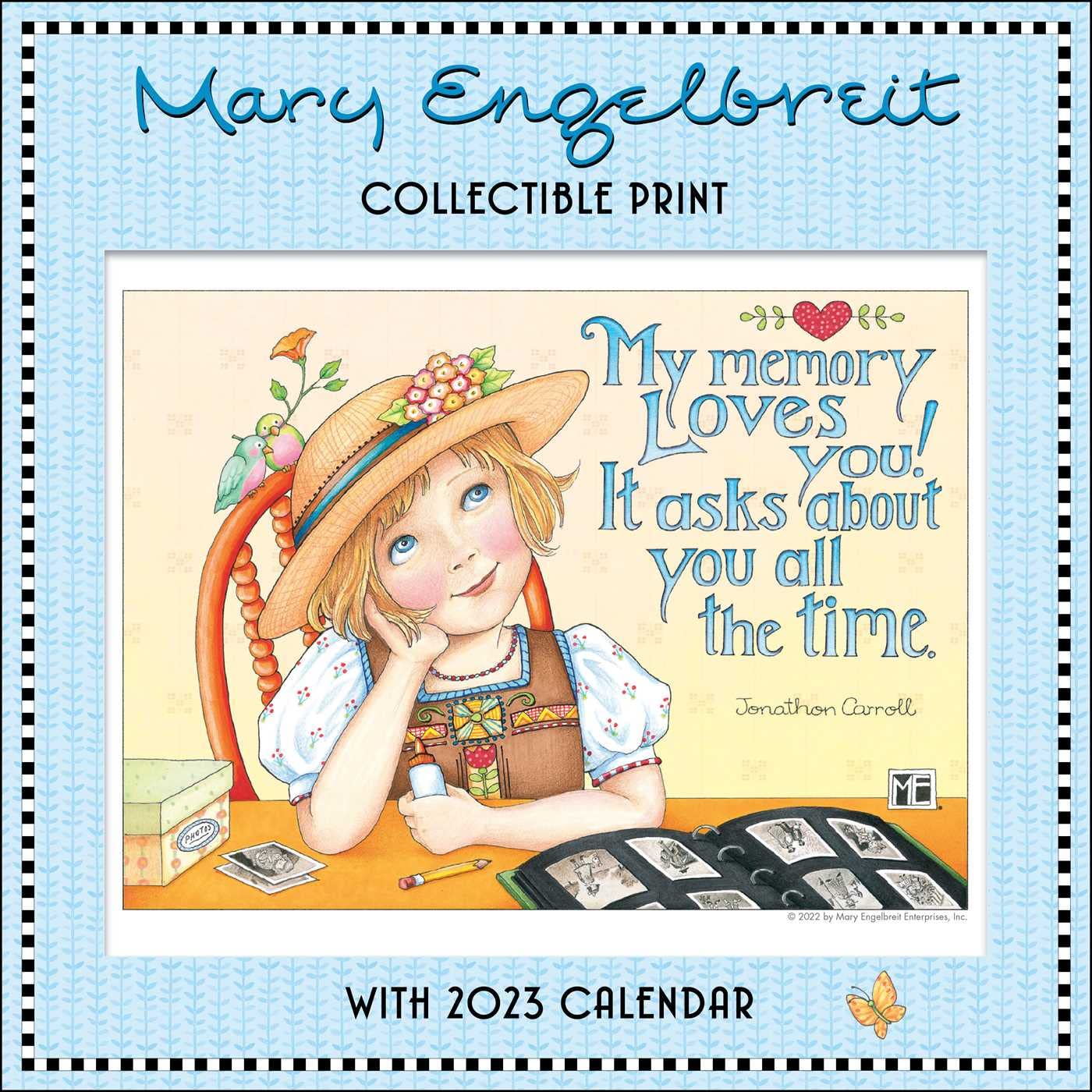 Mary Engelbreit 2023 Collectible Print with Wall Calendar