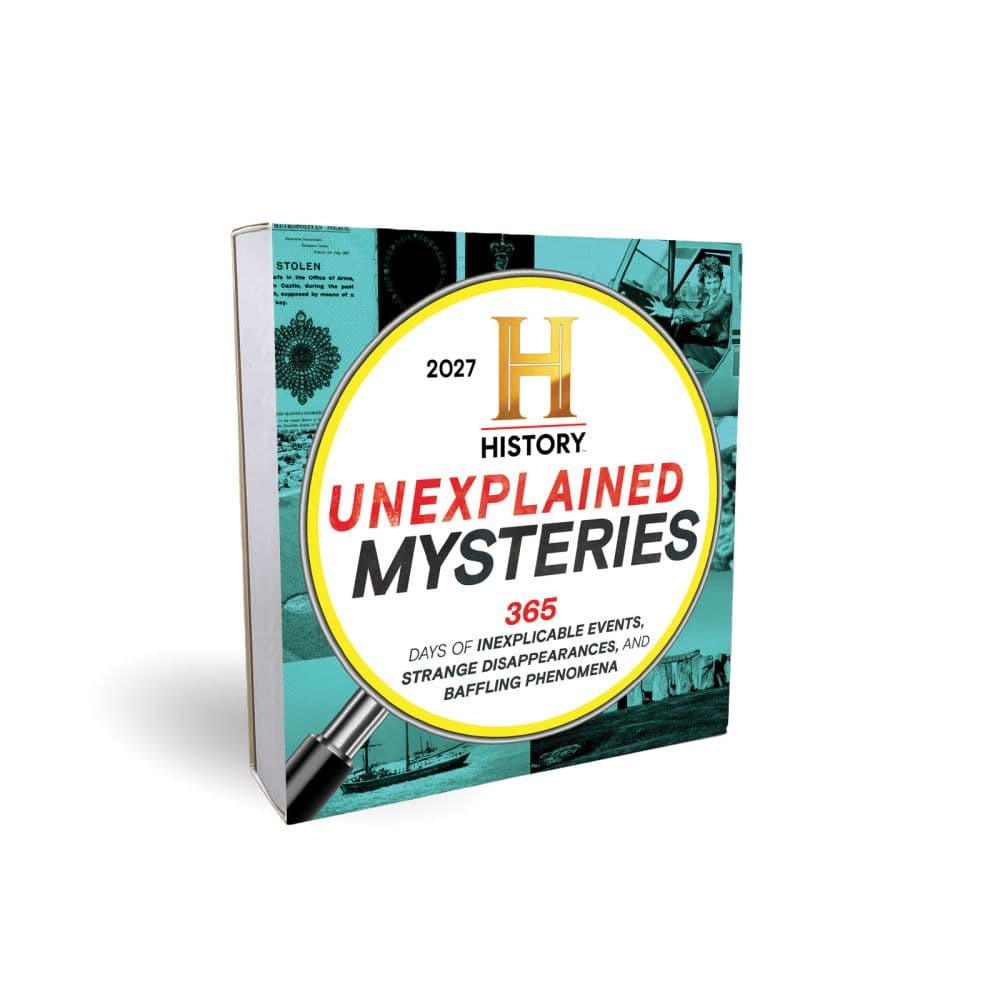 History Channel 365 Days of Unexplained Mysteries 2027 Desk Calendar Main Product Image