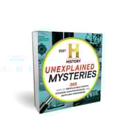 image History Channel 365 Days of Unexplained Mysteries 2027 Desk Calendar Main Product Image