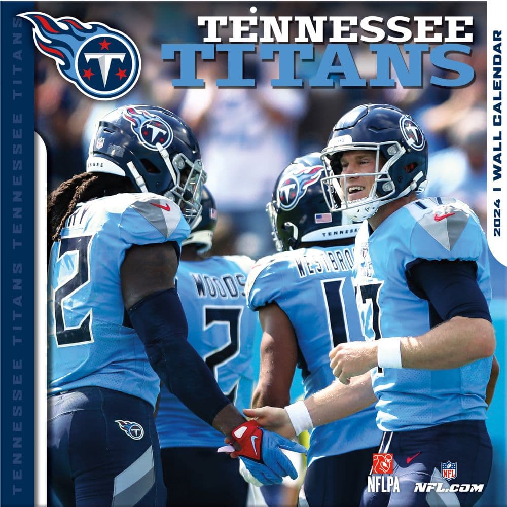 NFL Tennessee Titans 2025 Wall Calendar