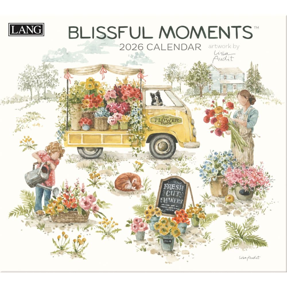 Blissful Moments 2026 Wall Calendar by Lisa Audit Main Image