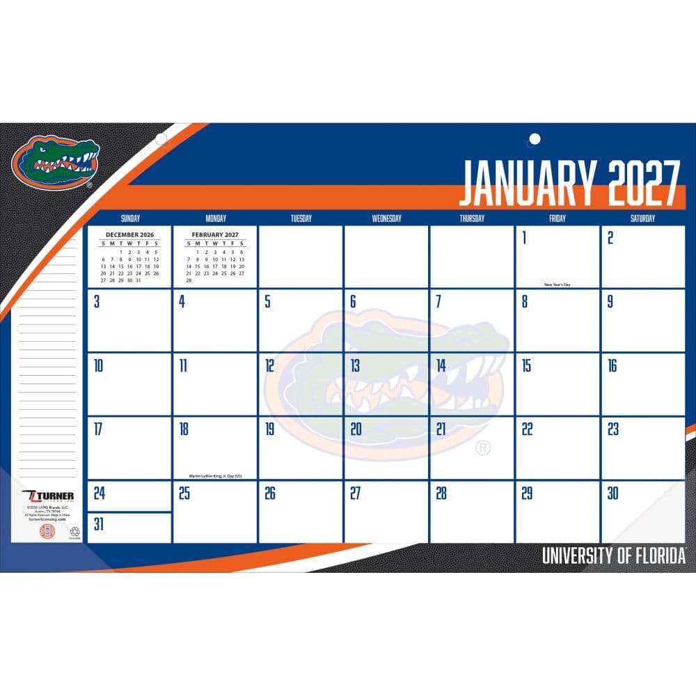 Florida Gators 2027 Desk Pad First Alternate Image