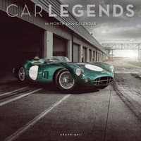 image Car Legends 2026 Wall Calendar Main Image
