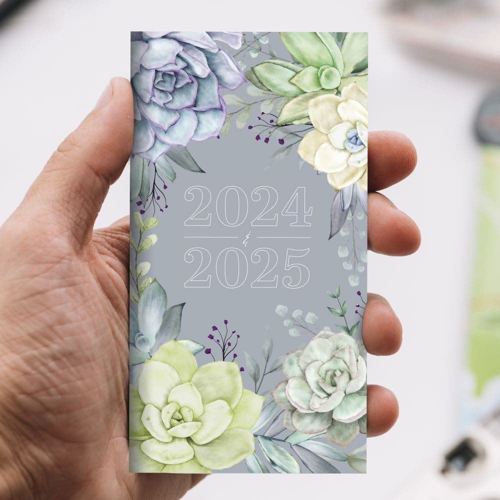 Succulent 2yr 2024 Pocket Planner Eighth Alternate Image width=&quot;1000&quot; height=&quot;1000&quot;