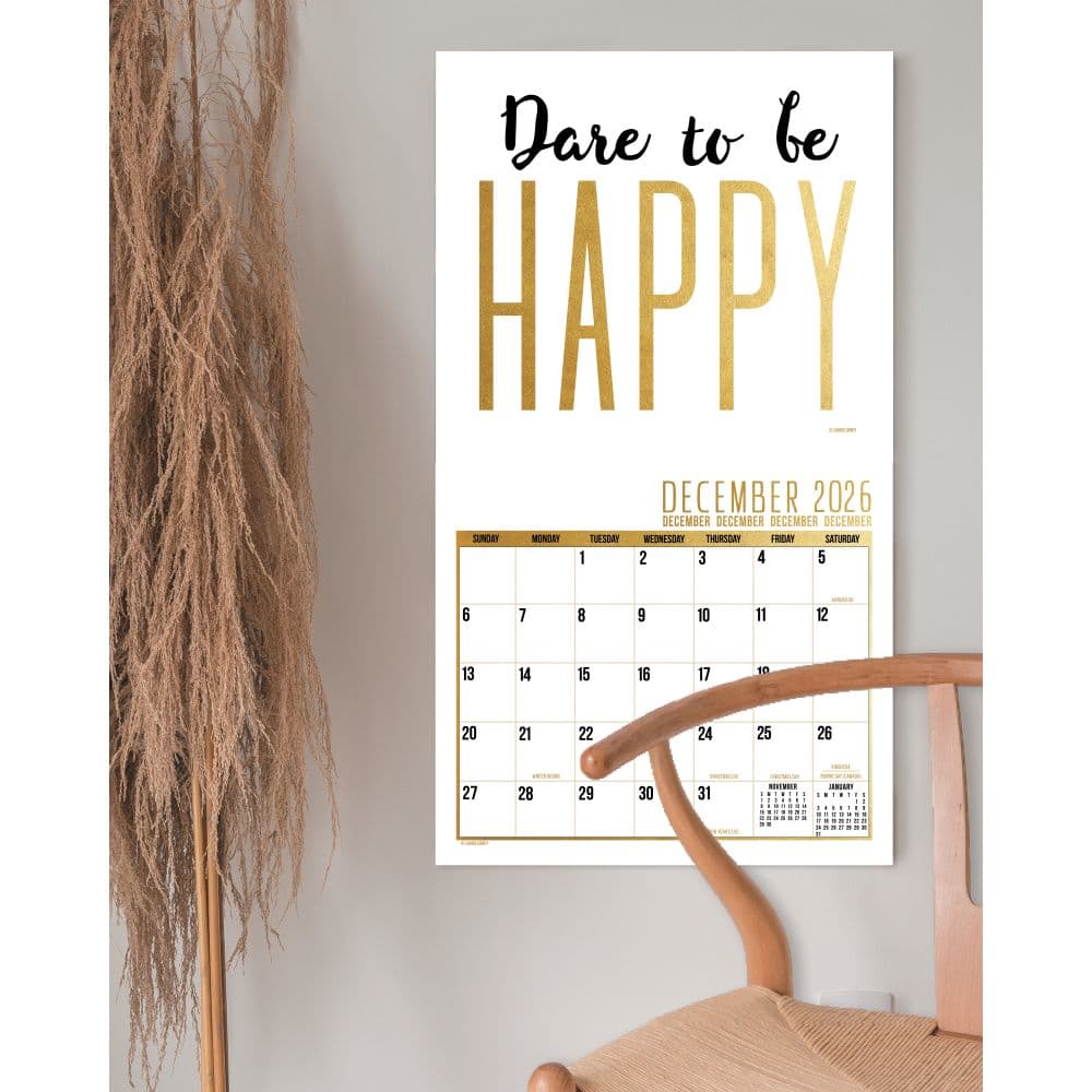 Live Laugh Love by Louise Carey 2026 Wall Calendar Fourth Alternate Image