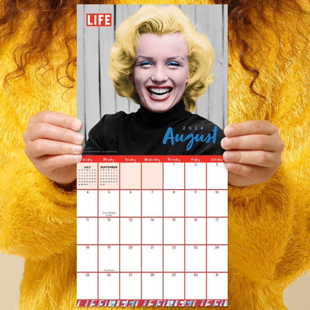 LIFE Marilyn Monroe 2024 Mini Wall Calendar