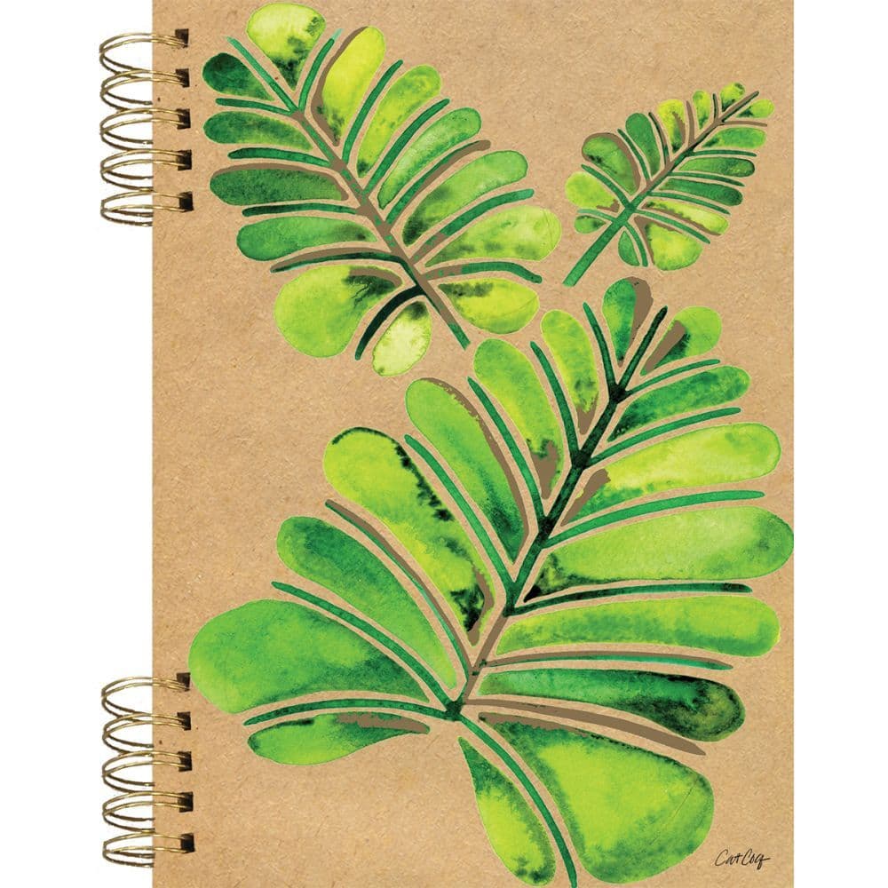 Kraft Tropic Spiral Journal by CatCoq