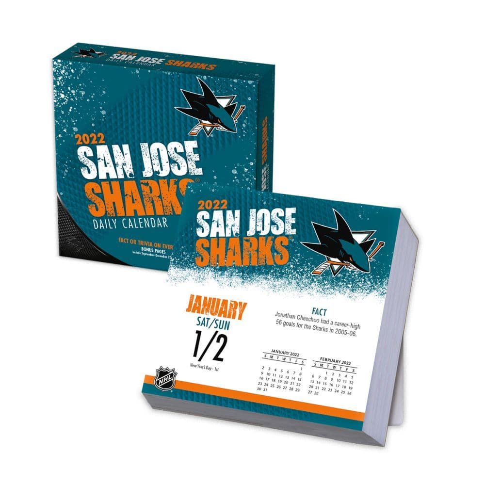 San Jose Sharks 2022 calendars