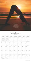 image Yoga Silhouettes Brush Dance 2025 Wall Calendar March