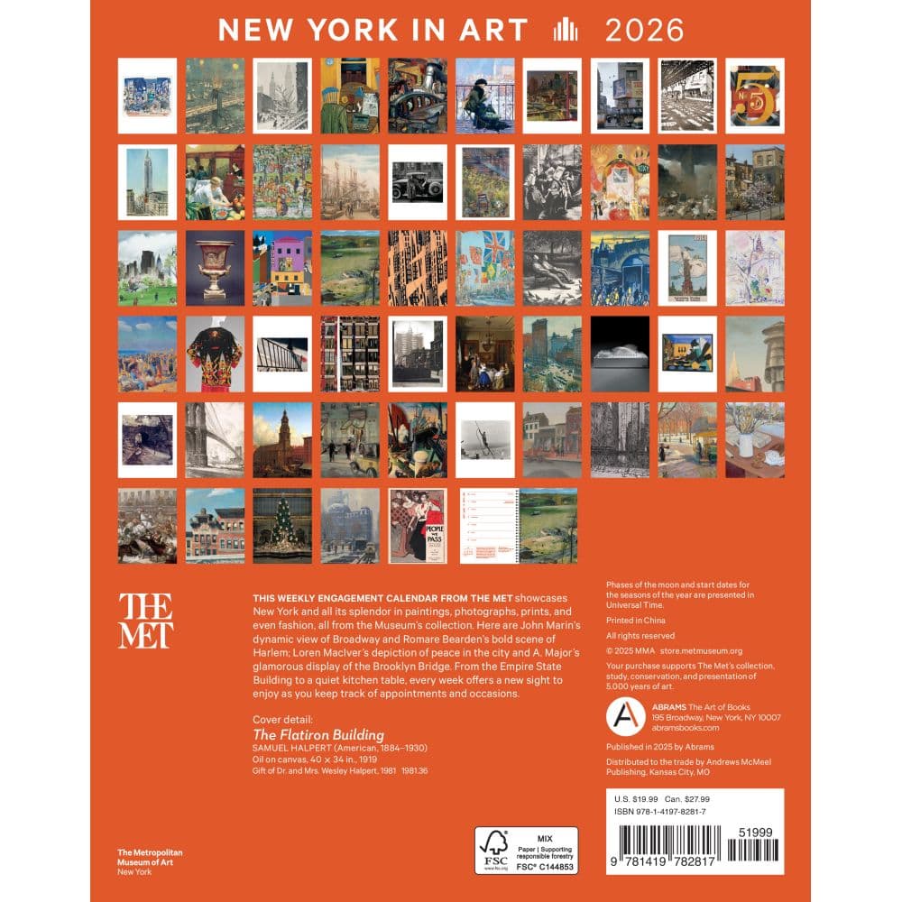 The Metropolitan Museum of Art New York in Art 2026 Engagement Planner First Alternate Image