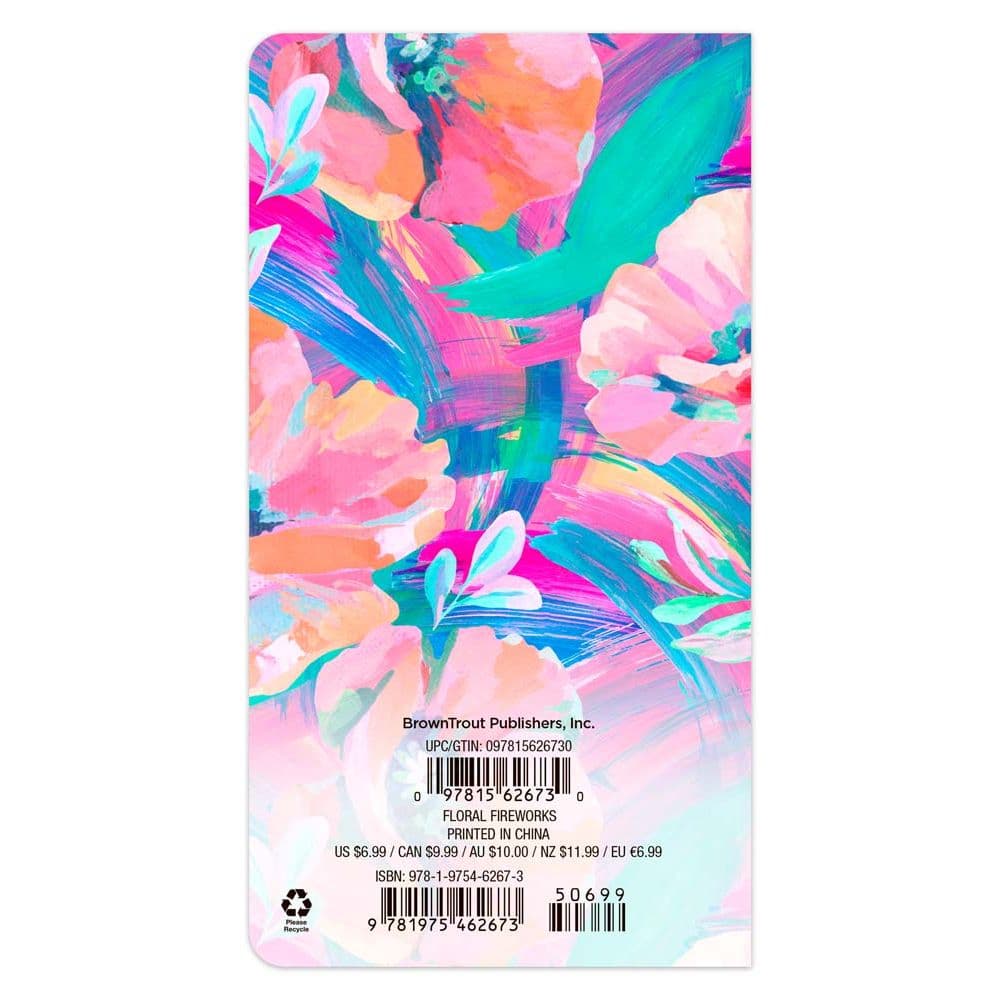 Floral Fireworks 2024 Pocket Planner