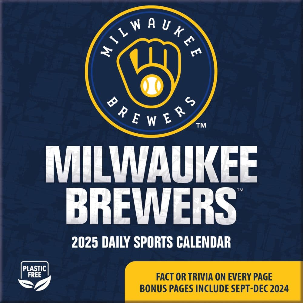 MLB Milwaukee Brewers 2025 Desk Calendar Calendars com MLB Milwaukee Brewers 2025 Desk Calendar Calendars com