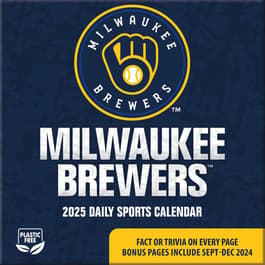 Milwaukee Brewers 2025 Desk Calendar