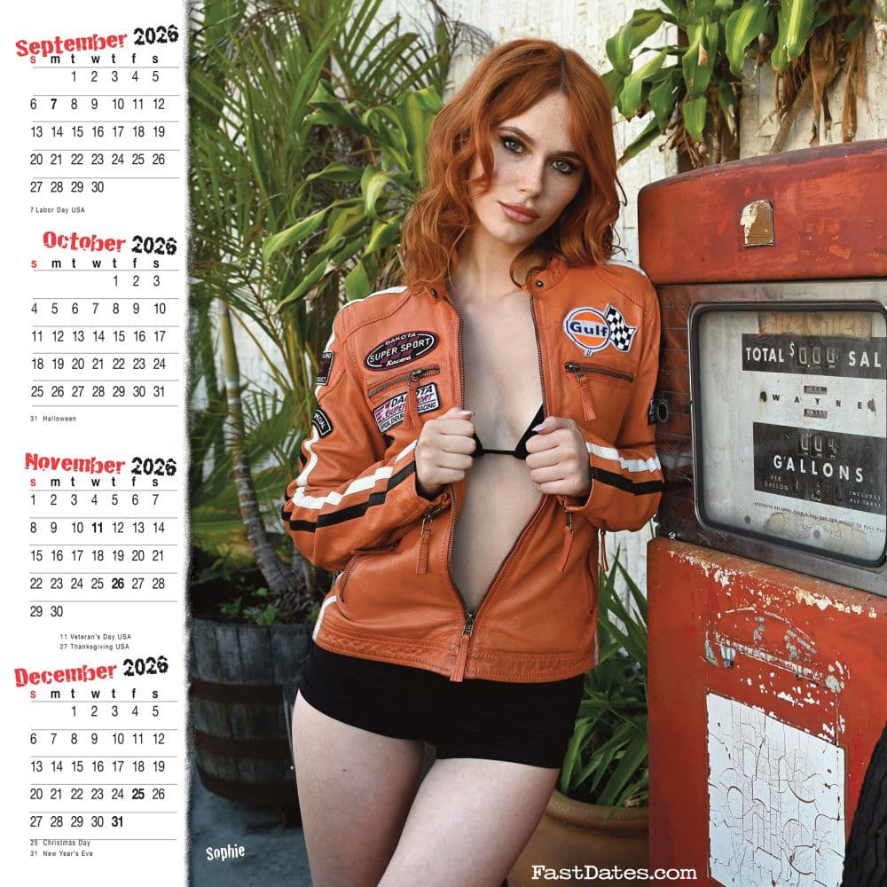 Garage Girls 2027 Wall Calendar Second Alternate Image