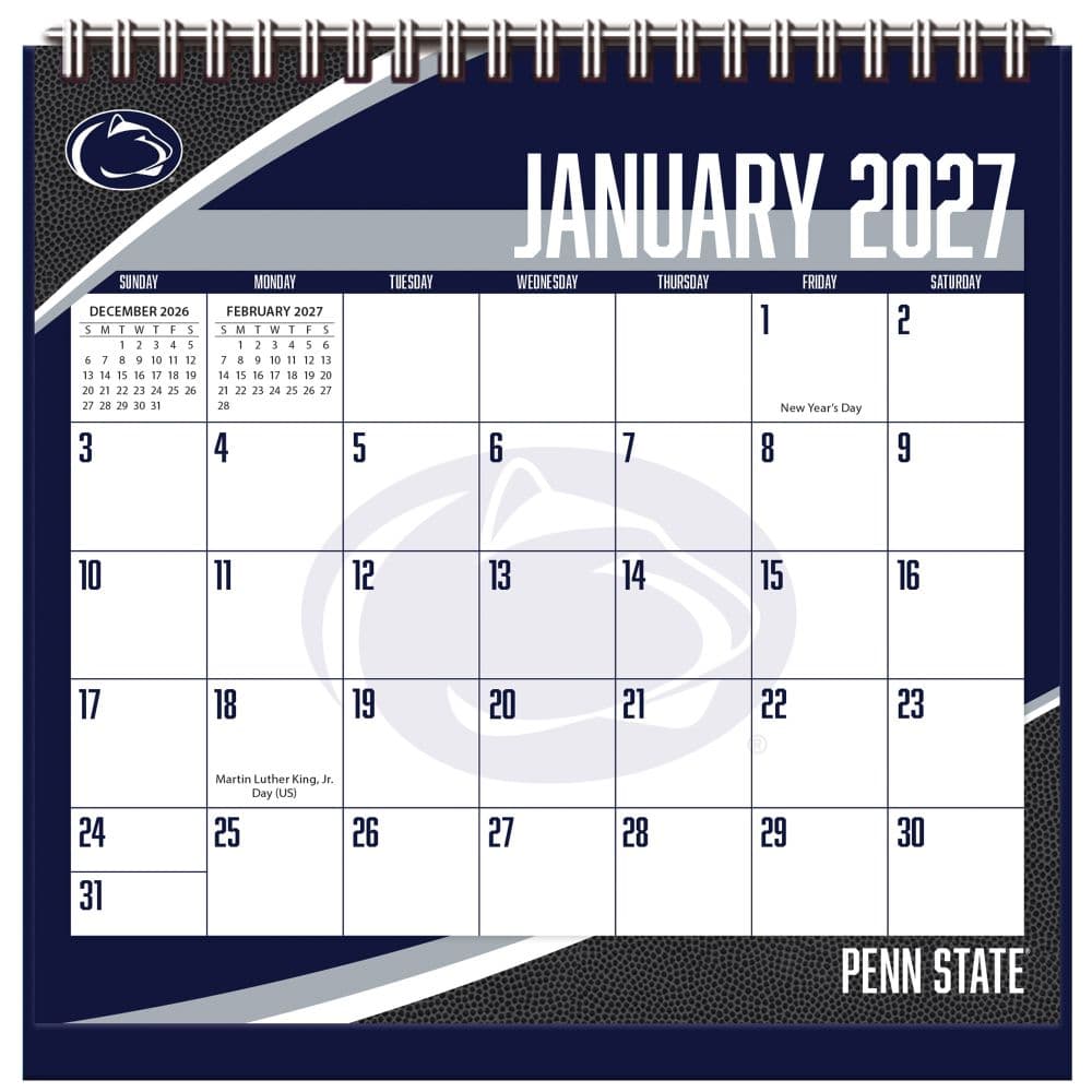 Penn State Nittany Lions 2027 Easel Desk Calendar First Alternate Image