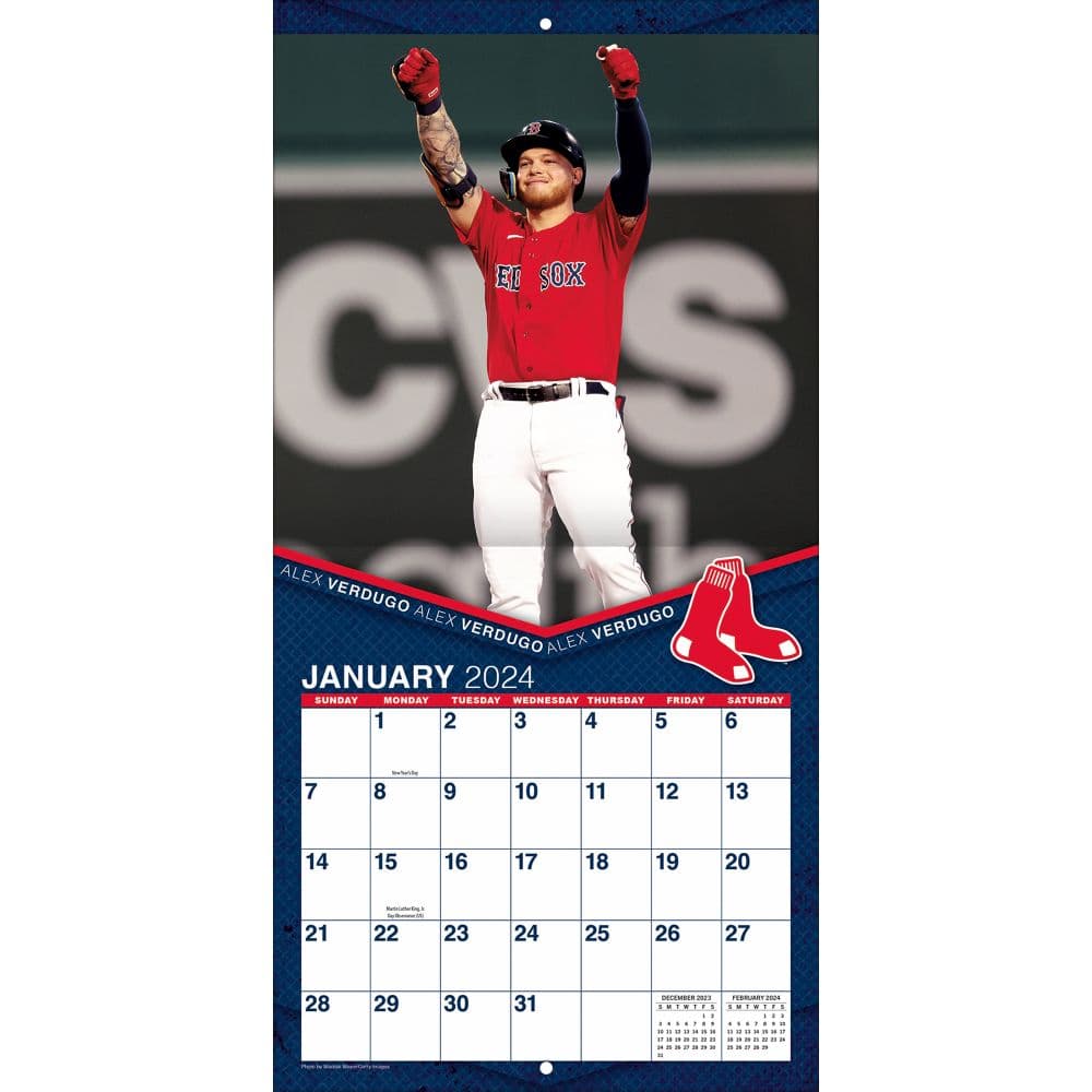 Boston Red Sox 2024 Wall Calendar