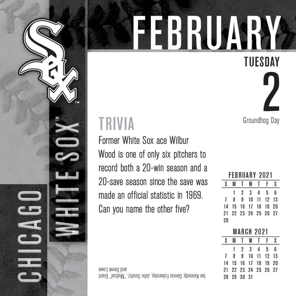 Chicago White Sox Desk Calendar