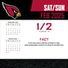 image NFL Arizona Cardinals 2025 Desk Calendar Second Alternate Image