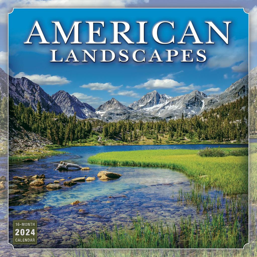 American Landscape 2024 Wall Calendar Main Image
