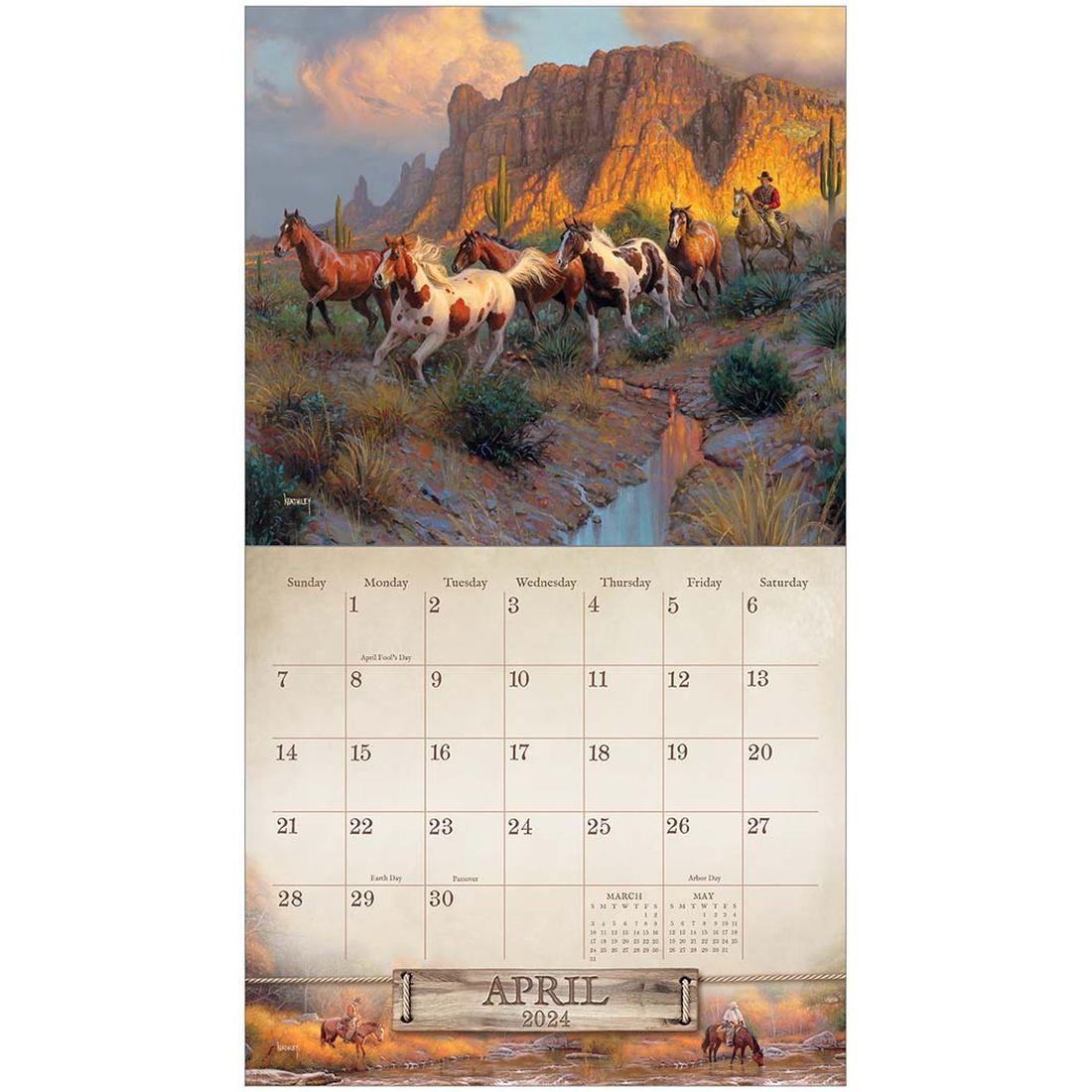 Home on the Range Keathley 2024 Wall Calendar