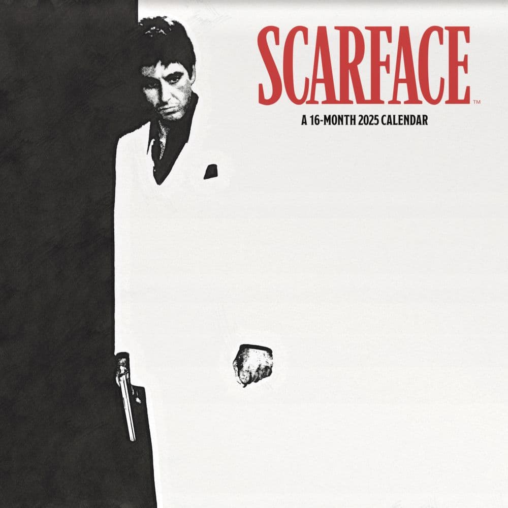 Scarface 2025 Wall Calendar Main Image