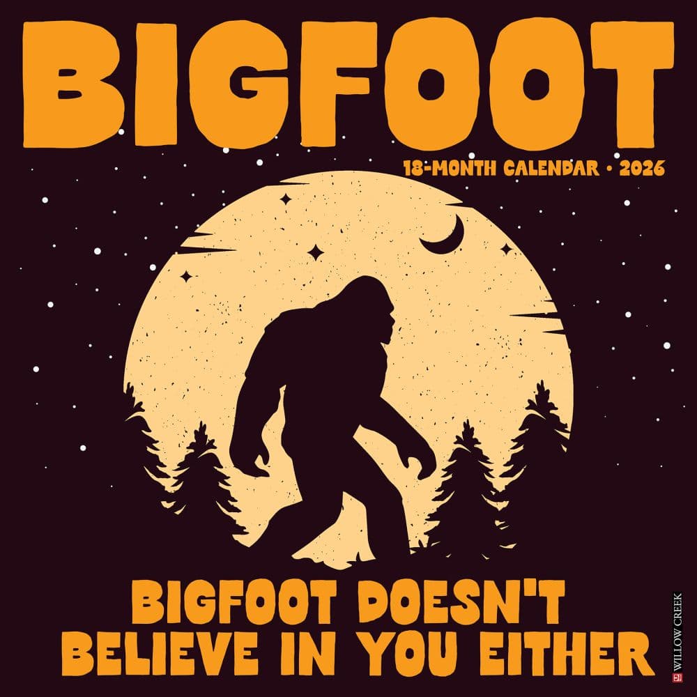Bigfoot 2026 Wall Calendar Main Image