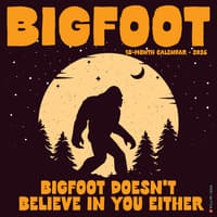 image Bigfoot 2026 Wall Calendar Main Image