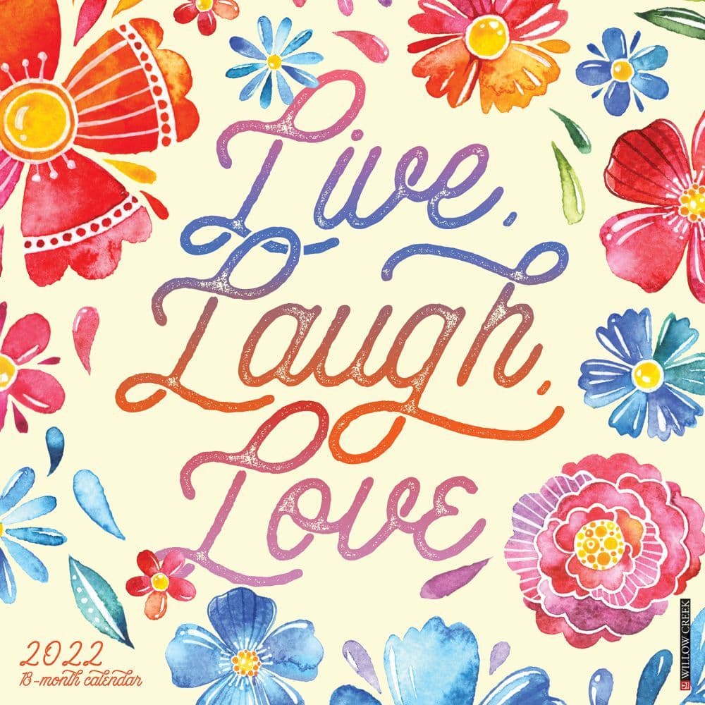 Live Love Relax 2022 Wall Calendar