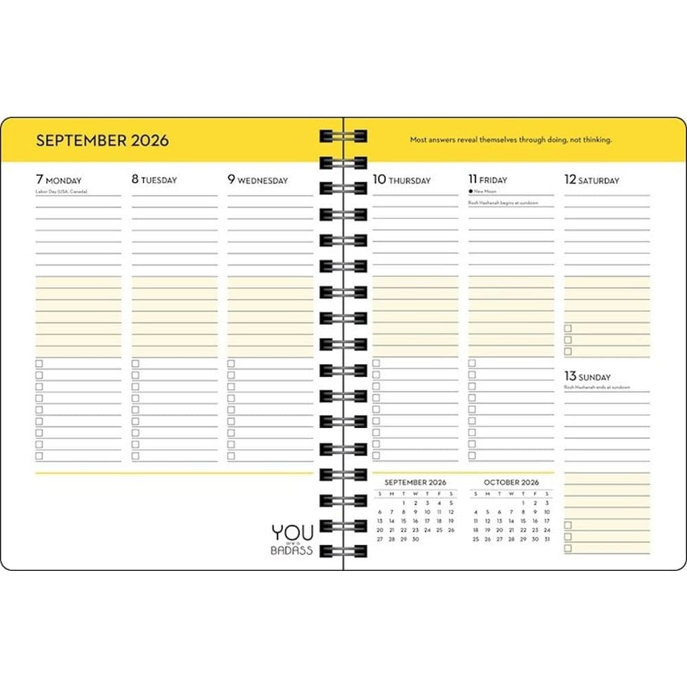 You Are a Badass 2027 Planner Fourth Alternate Image