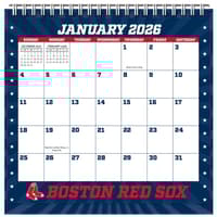 image MLB Boston Red Sox 2026 Easel Desk Calendar Main Product Image