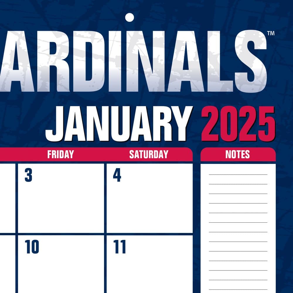 MLB St Louis Cardinals 2025 Desk Pad Third Alternate Image