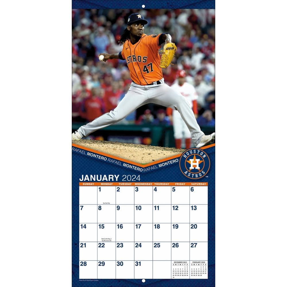 Houston Astros 2024 Wall Calendar