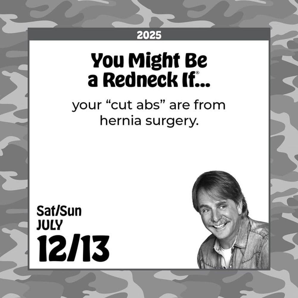 Jeff Foxworthy 2025 Desk Calendar Third Alternate Image