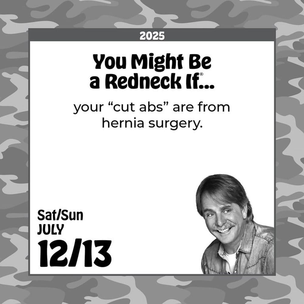 Jeff Foxworthy 2025 Desk Calendar Second Alternate Image width=&quot;1000&quot; height=&quot;1000&quot;