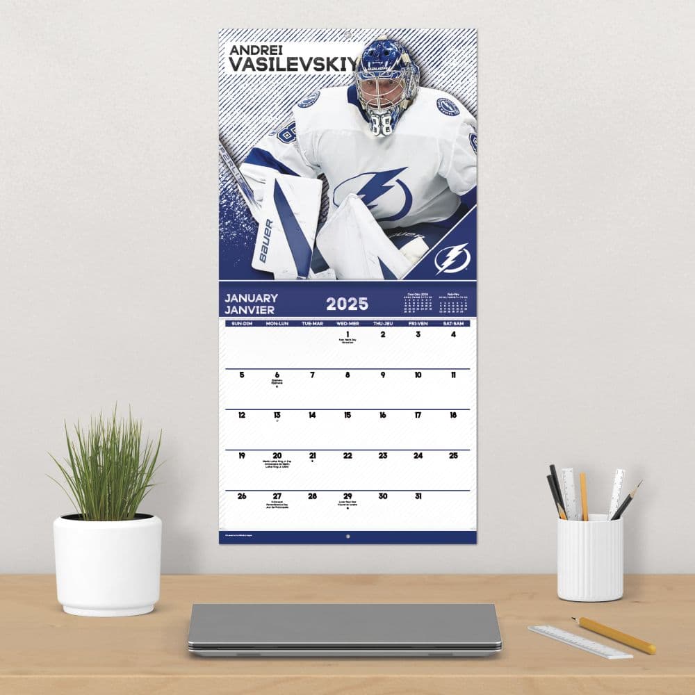 NHL Stoppers 2025 Wall Calendar Fourth Alternate Image width=&quot;1000&quot; height=&quot;1000&quot;