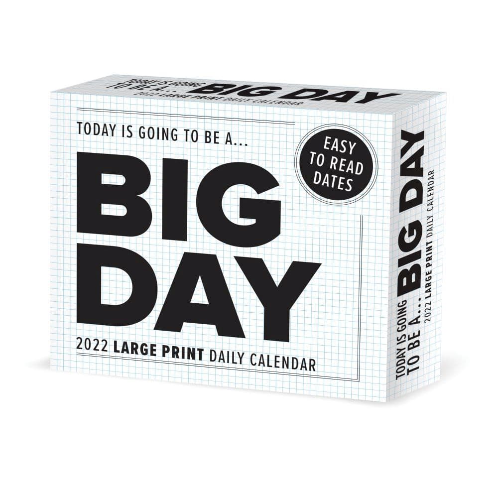Big Day 2022 Desk Calendar