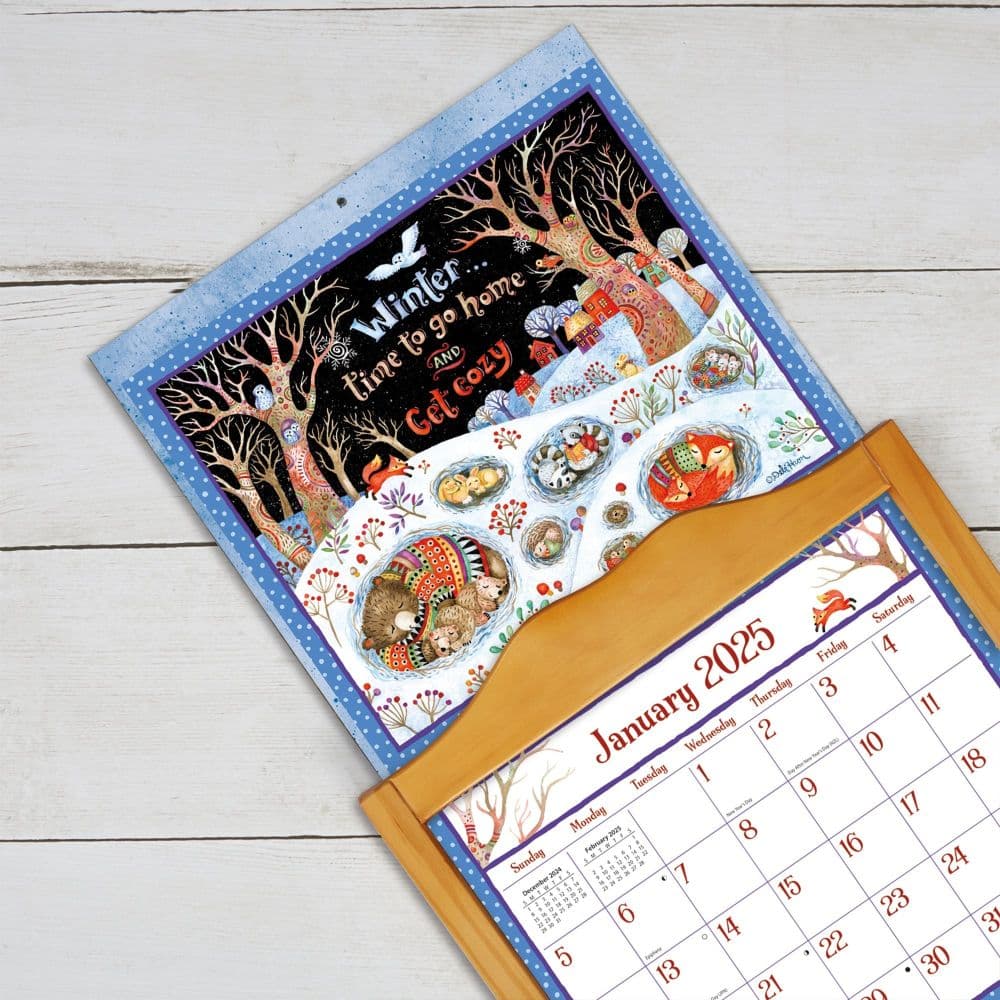 Simple Inspirations by Debi Hron 2025 Wall Calendar