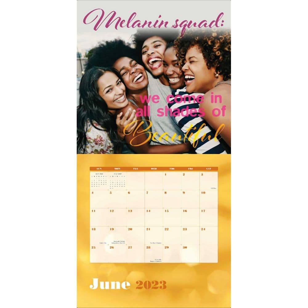 Black Girl Magic 2023 Wall Calendar - Calendars.com