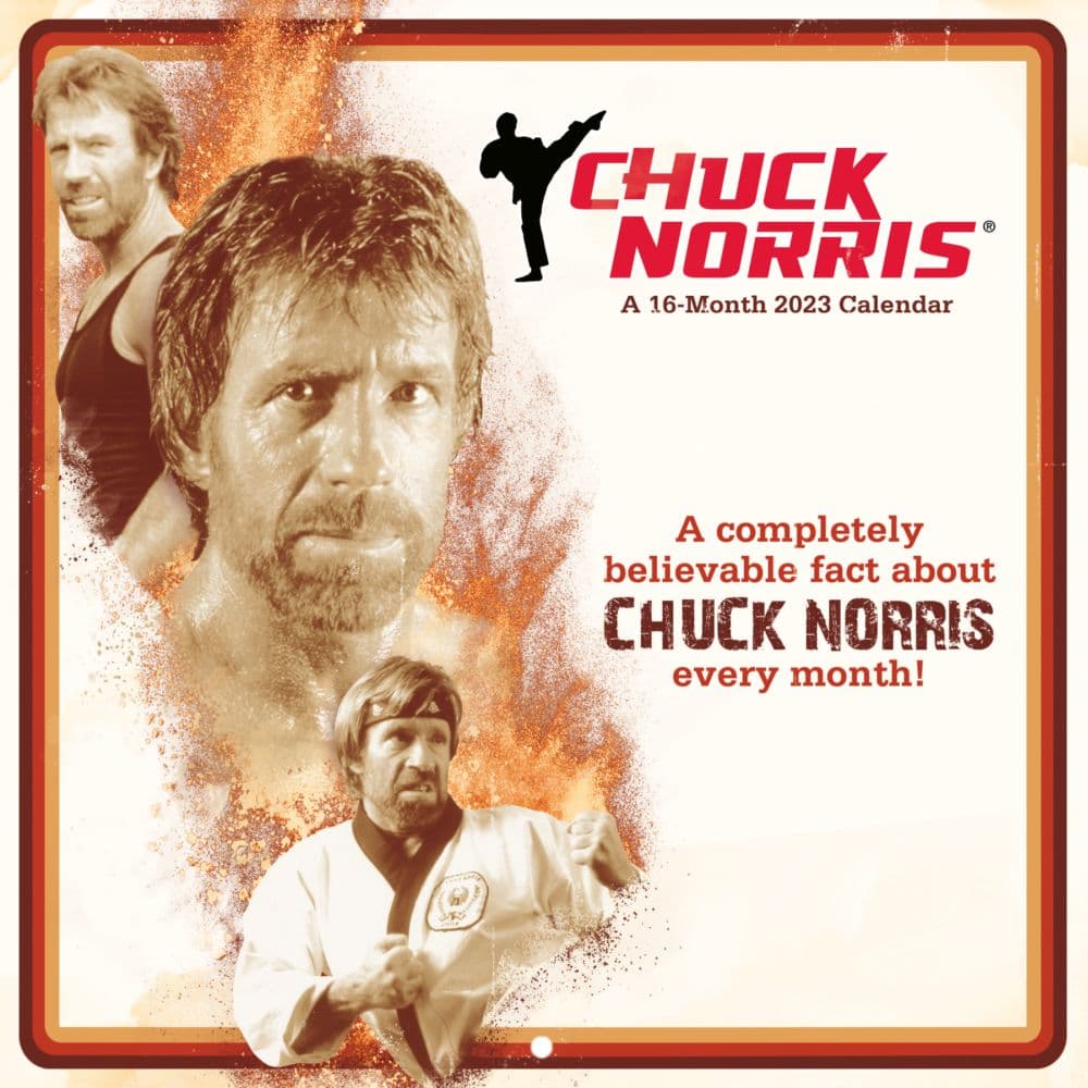 Chuck Norris 2023 Wall Calendar - Calendars.com