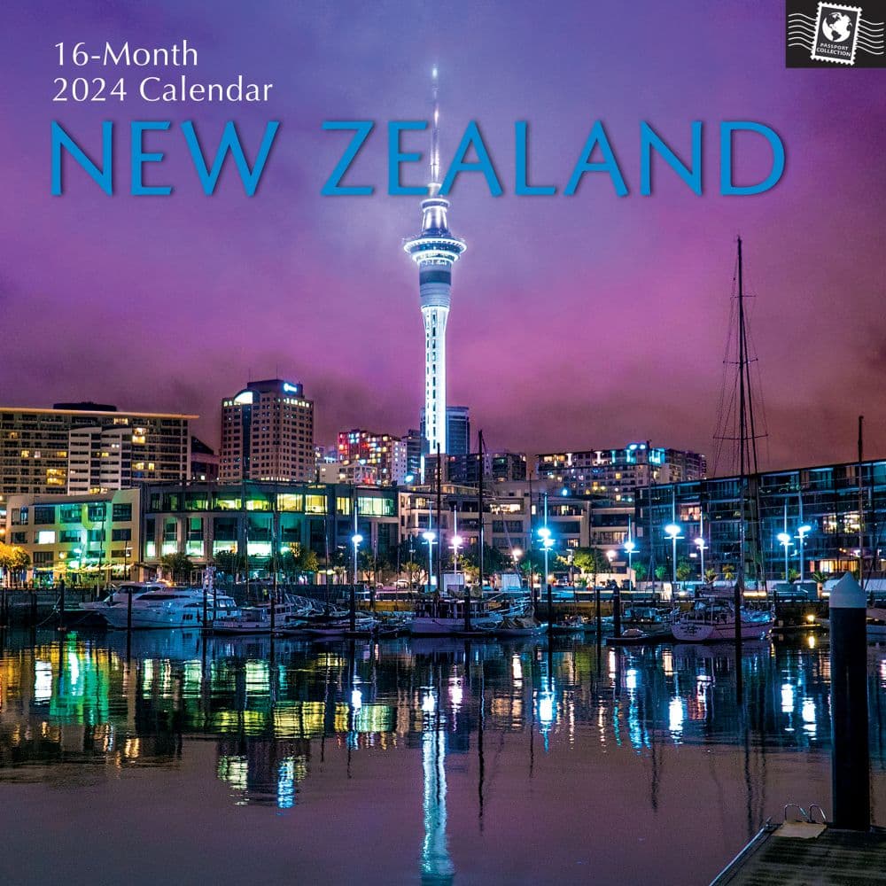 New Zealand 2024 Wall Calendar Main Product Image width=&quot;1000&quot; height=&quot;1000&quot;