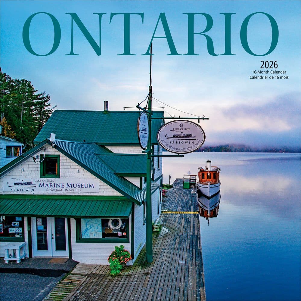 Ontario 2026 Wall Calendar Main Product Image