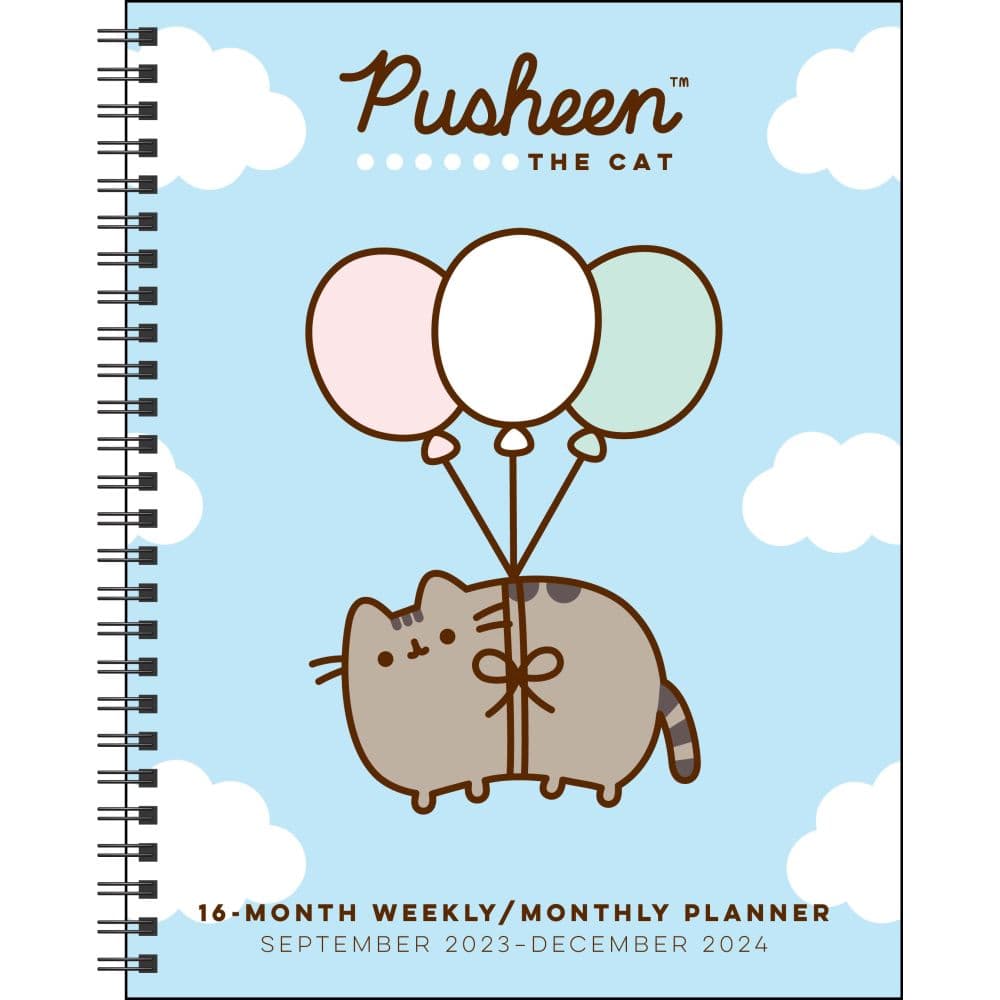 Pusheen 16mo 2024 Weekly Planner Main Image width=&quot;1000&quot; height=&quot;1000&quot;