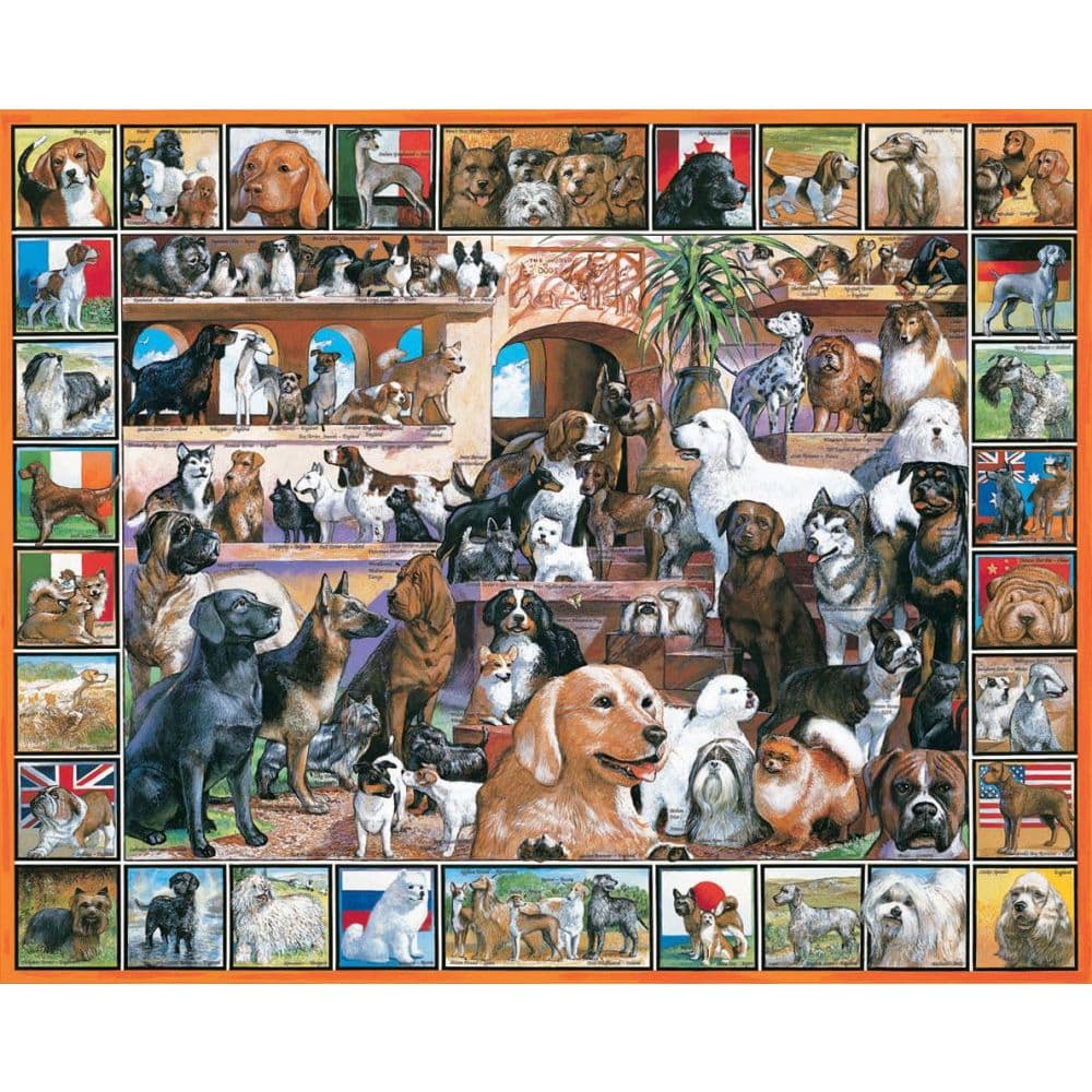 World of Dogs 1000 Piece Puzzle Main Image