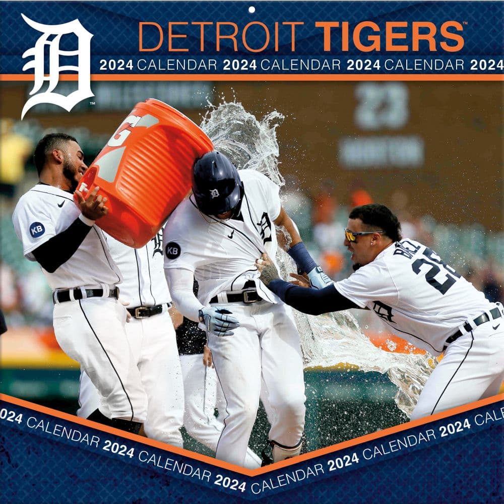 Detroit Tigers 2024 Wall Calendar Main Product Image width=&quot;1000&quot; height=&quot;1000&quot;