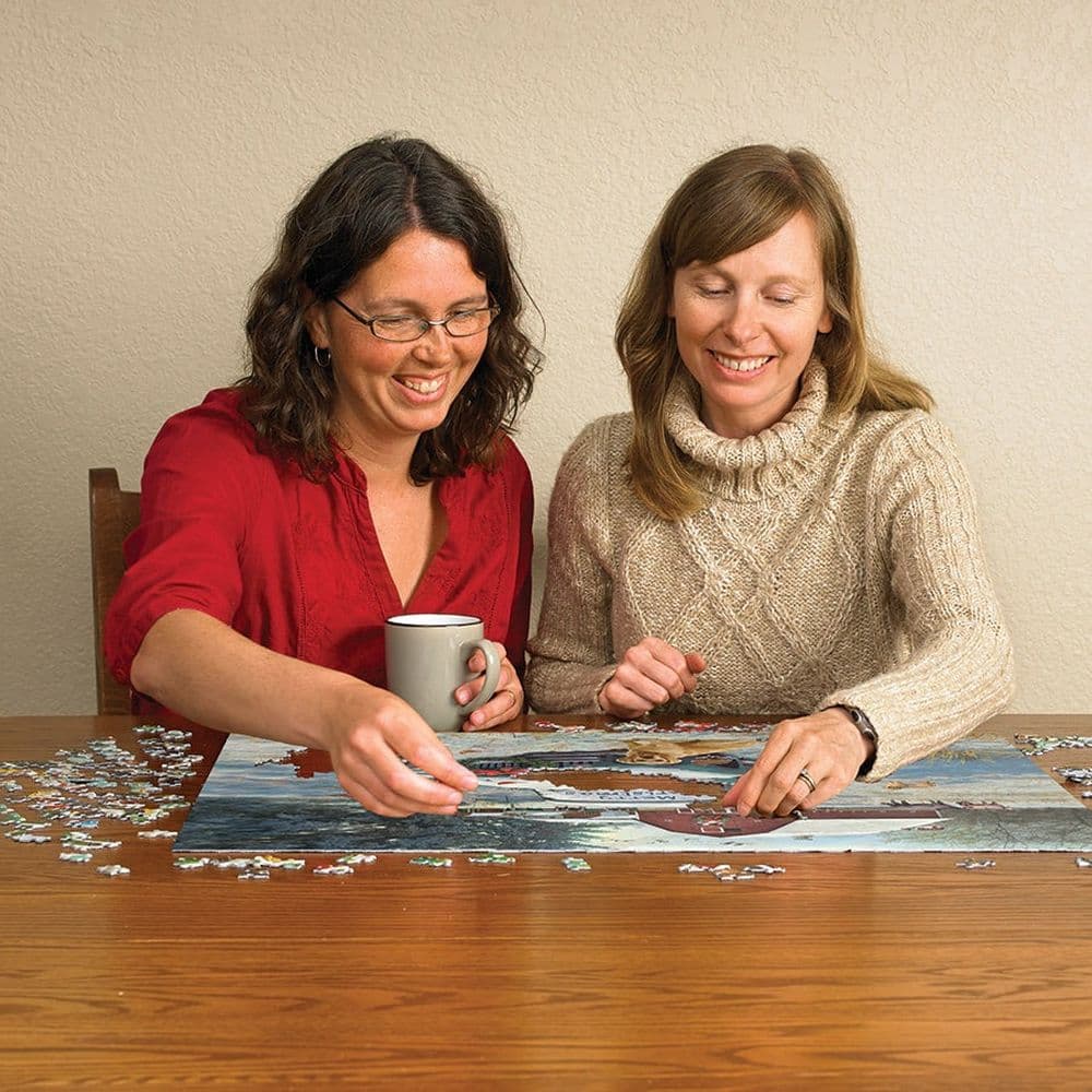 Merry Christmas 1000 Piece Puzzle Second Alternate Image